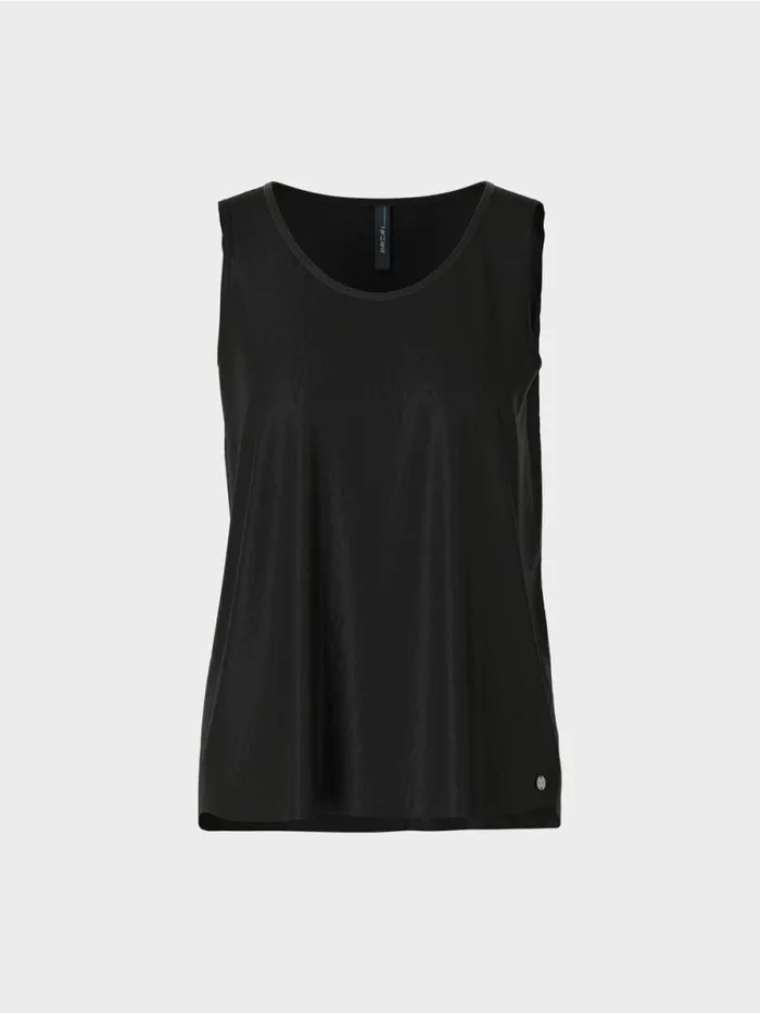 Shirts and Tops Damen Marc Cain Leichtes rmelloses Top Black