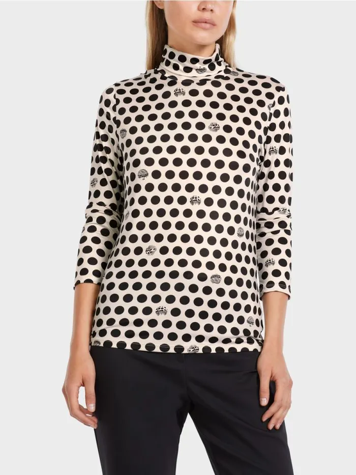 Shirts and Tops Damen Marc Cain Longsleeve Mit Rollkragen Black