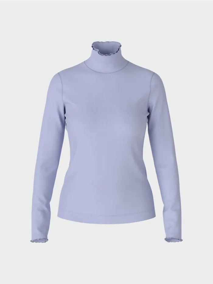 Shirts and Tops Damen Marc Cain Longsleeve Mit Stehkragen Soft Violet