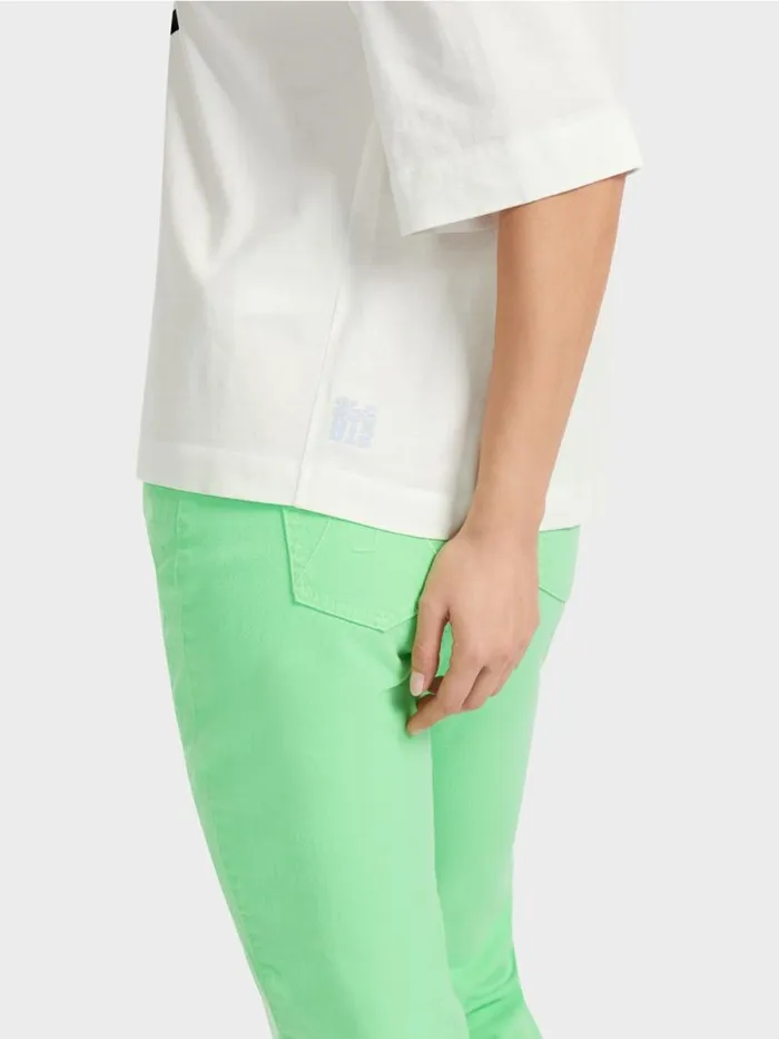 Shirts and Tops Damen Marc Cain TShirt 034Rethink Together034 Offwhite