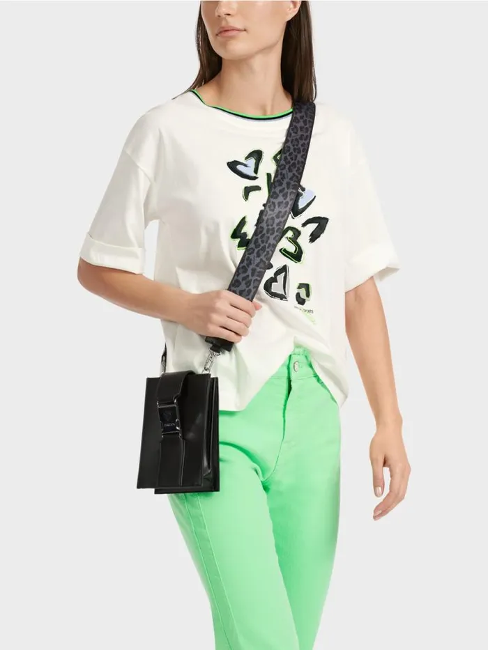 Shirts and Tops Damen Marc Cain TShirt 034Rethink Together034 Offwhite