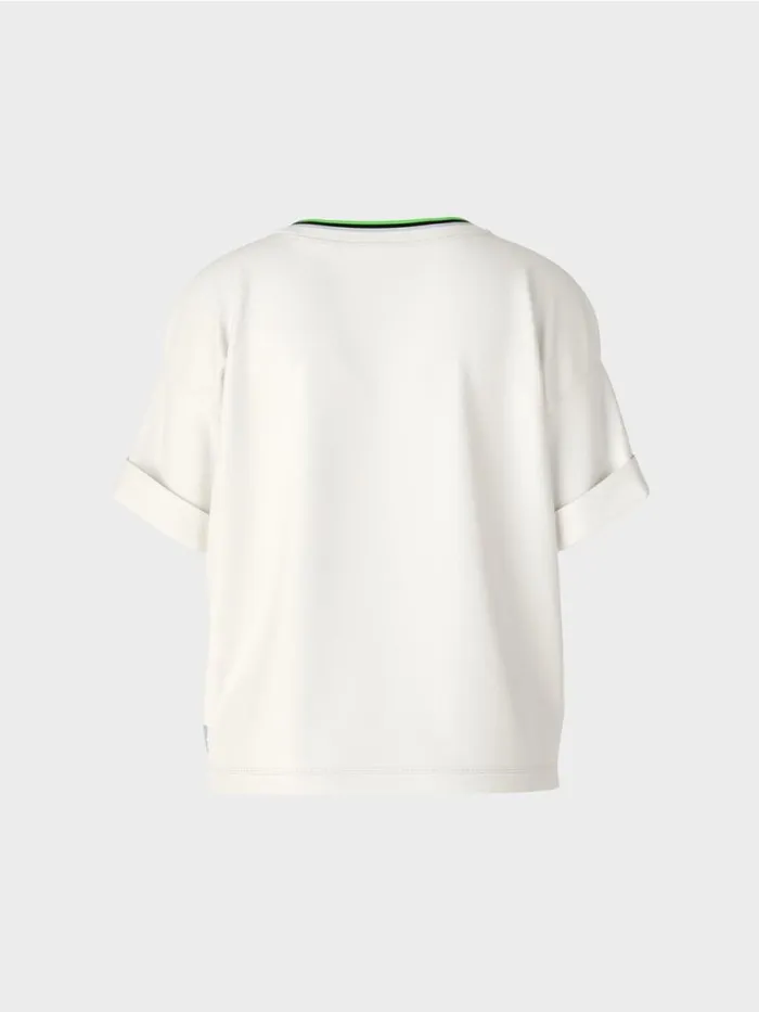 Shirts and Tops Damen Marc Cain TShirt 034Rethink Together034 Offwhite