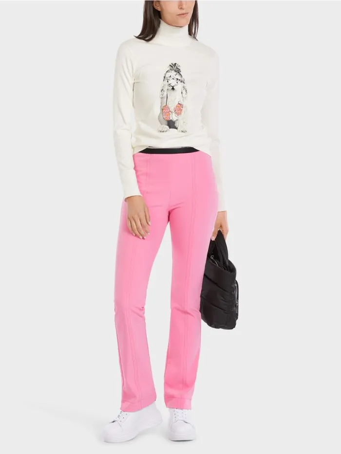 Shirts and Tops Damen Marc Cain TShirt Mit Applikation Offwhite