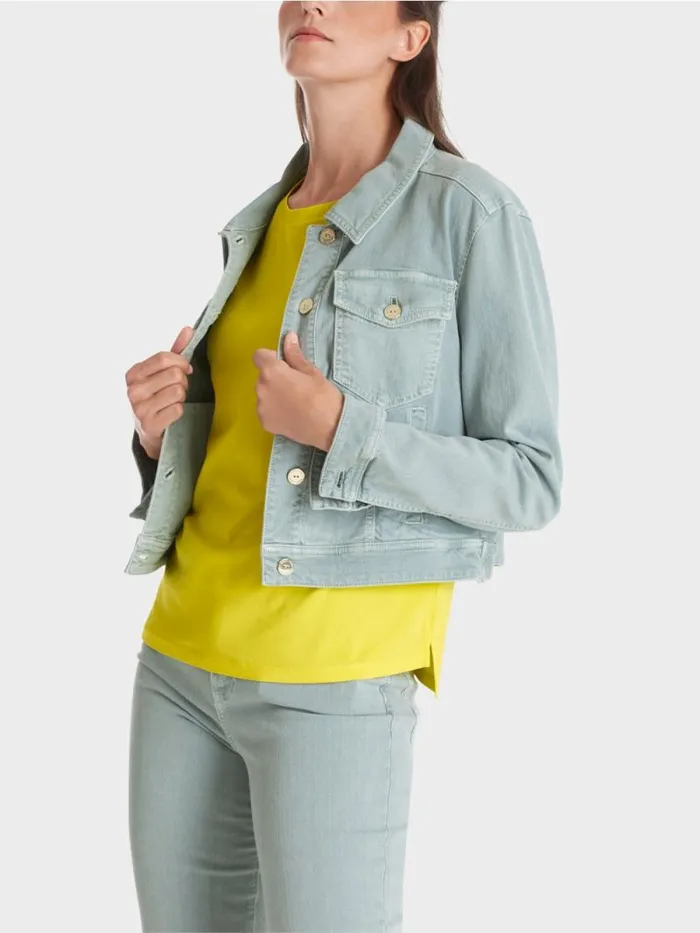 Shirts and Tops Damen Marc Cain TShirt Mit Weitem CrewNeck Soft Lemon