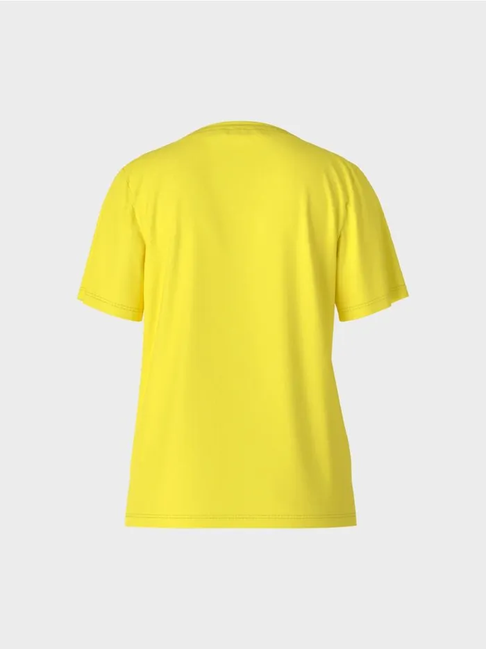 Shirts and Tops Damen Marc Cain TShirt Mit Weitem CrewNeck Soft Lemon