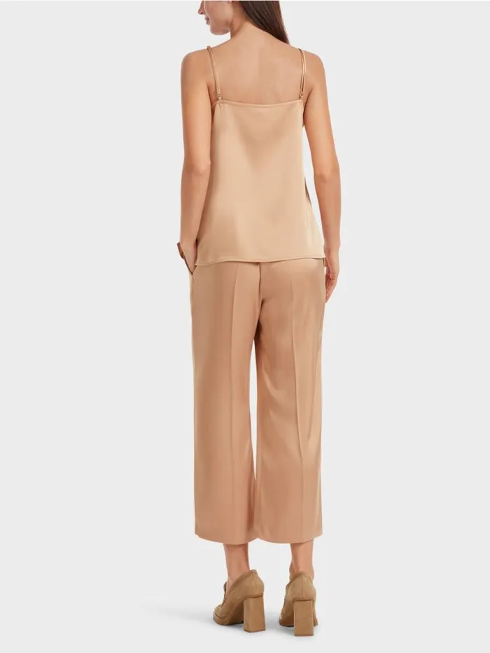 Shirts and Tops Damen Marc Cain Top Mit Schmaler Kette Bright Toffee