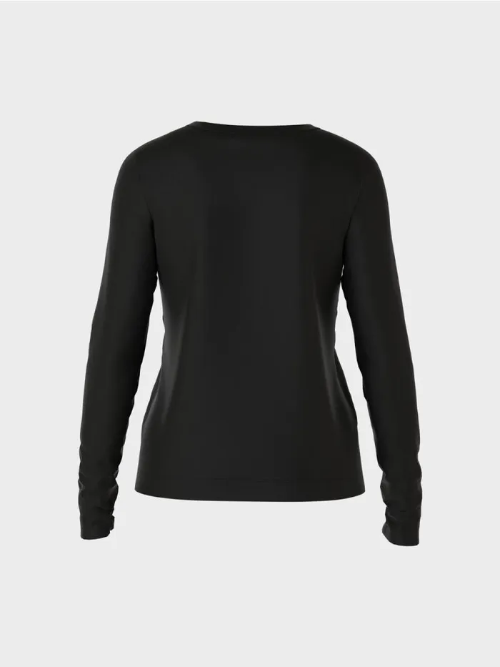 Shirts and Tops Damen Marc Cain Unifarbenes TShirt Black