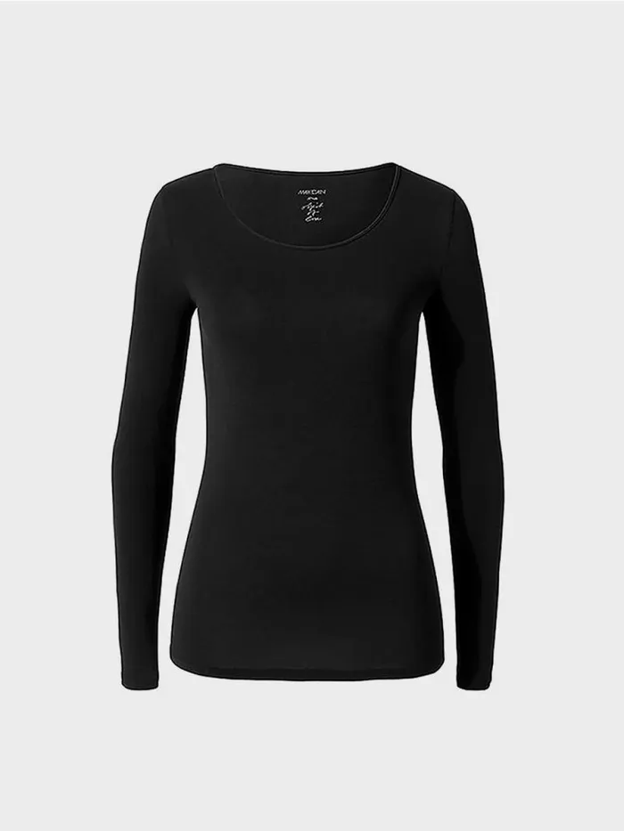 Shirts and Tops Damen Marc Cain Zartes Longsleeve Black