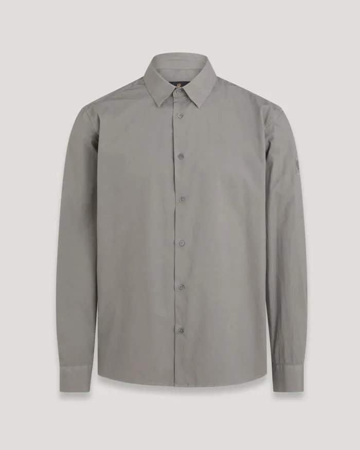 Shirts Men Belstaff Pipe Shirt Gunmetal