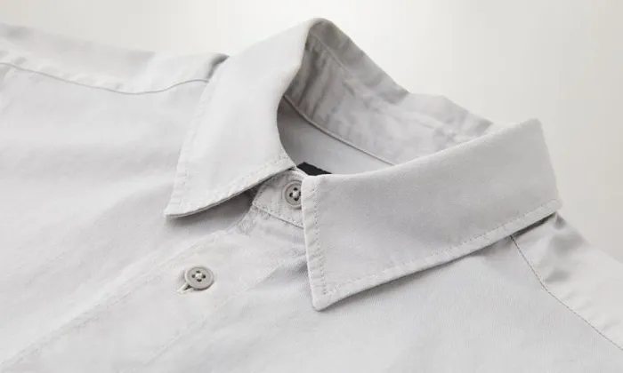 Shirts Men Belstaff Scale Shirt Chrome Grey Shirts Men Belstaff Scale Shirt Chrome Grey