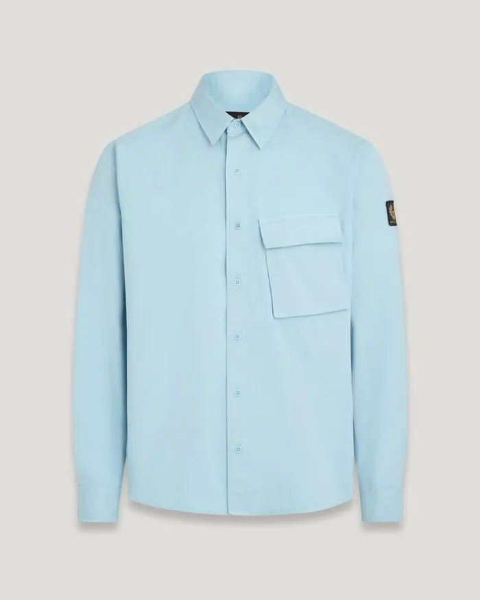 Shirts Men Belstaff Scale Shirt Skyline Blue