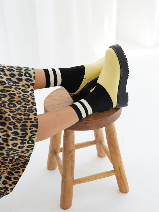 Shoes Lena Chunky Mule Butter Yellow 8211 Lisa Says Gah Women