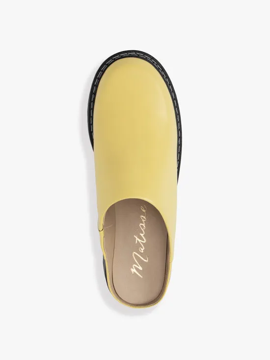 Shoes Lena Chunky Mule Butter Yellow 8211 Lisa Says Gah Women