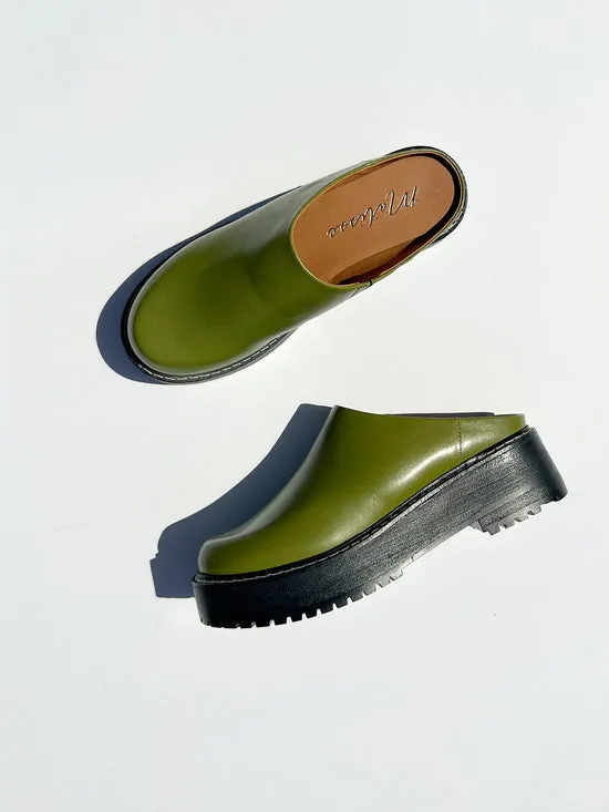 Shoes Lena Chunky Mule Olive 8211 Lisa Says Gah Women