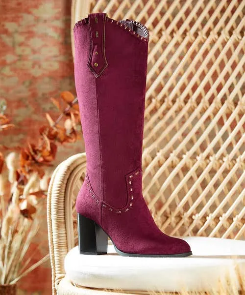Shoes Sandals and Boots Joebrowns Apparel Revelry Whip Stitch Boots Dark Red