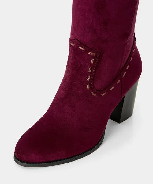 Shoes Sandals and Boots Joebrowns Apparel Revelry Whip Stitch Boots Dark Red