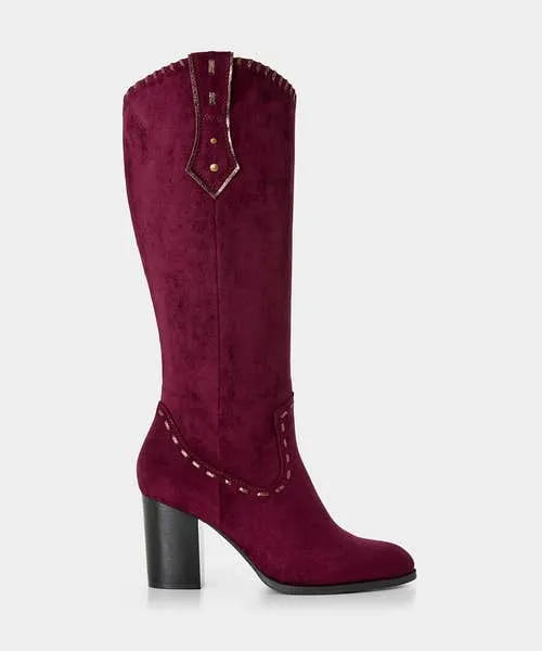 Shoes Sandals and Boots Joebrowns Apparel Revelry Whip Stitch Boots Dark Red