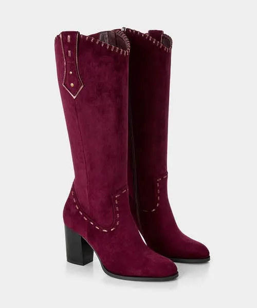 Shoes Sandals and Boots Joebrowns Apparel Revelry Whip Stitch Boots Dark Red