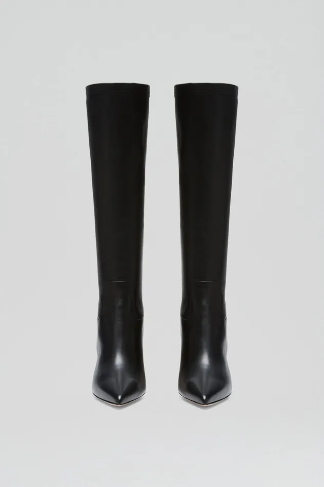 Shoes Scanlan Theodore Women STRETCH BELOW THE KNEE BOOT 85 BLACK