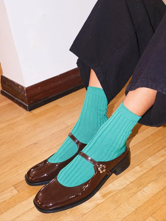 Shoes Women Ella Mary Jane Mule Chocolate Patent Lisa Says Gah