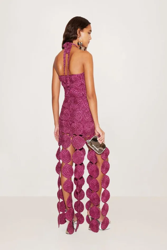 Shop Simon Miller DRESSES Beep Beep Dress Magenta
