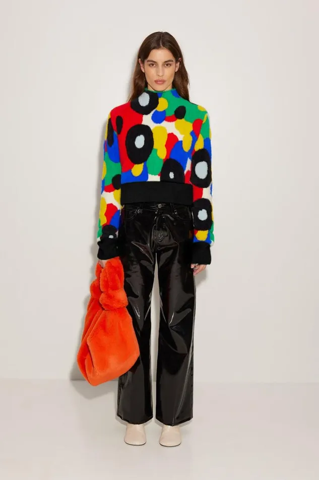 Shop Simon Miller KNITWEAR Oko Sweater Wax Dot