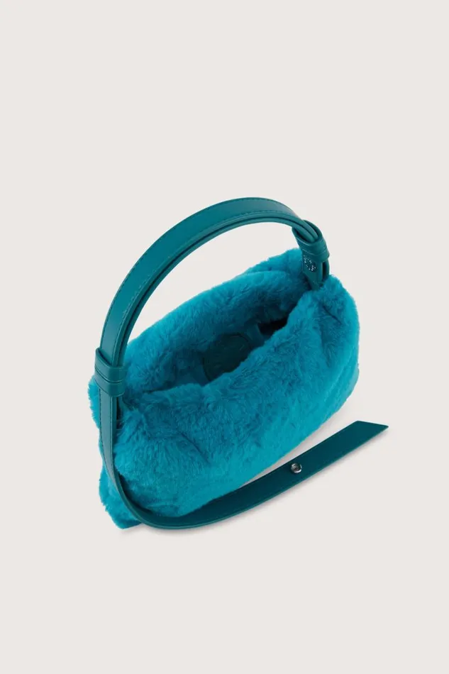 Shop Simon Miller MINI BAGS Furry Mini Puffin Deep Sea