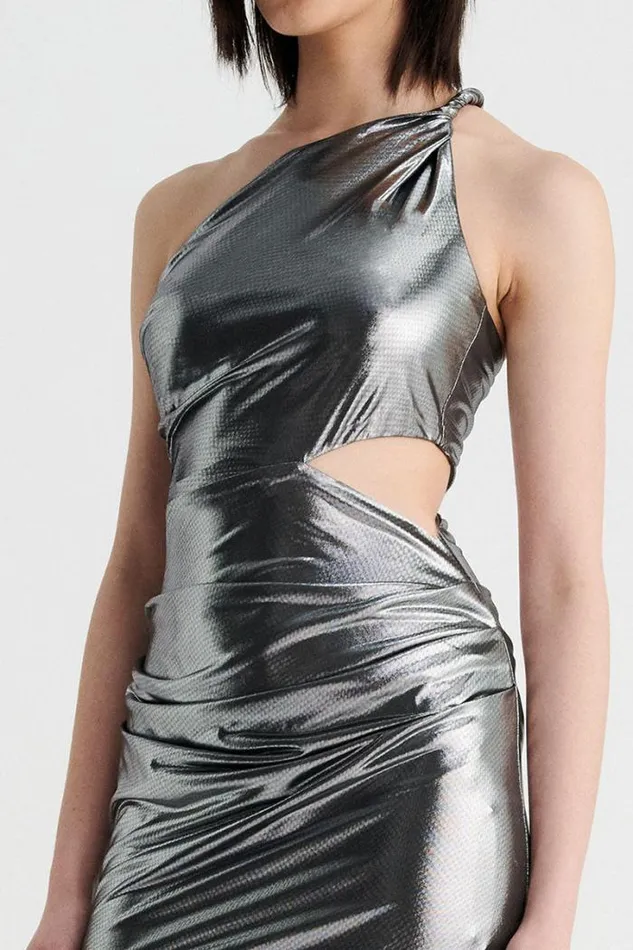 Shop SUBOO Dresses Nova One Shoulder Twist Mini Dress