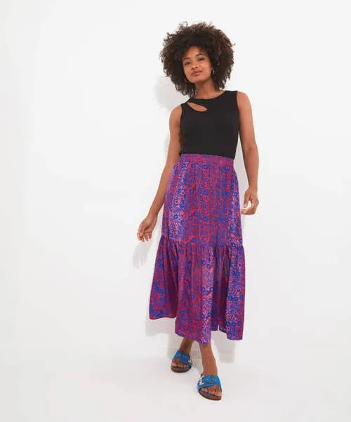 Skirts Ibiza Nights Maxi Skirt Blue Joebrowns Apparel