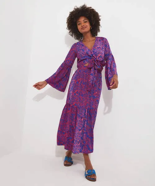 Skirts Ibiza Nights Maxi Skirt Blue Joebrowns Apparel