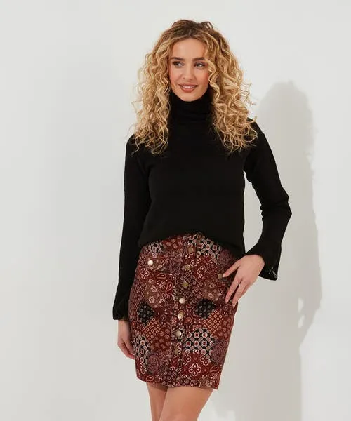 Skirts Perfect Patchwork Skirt Brown 8211 Joebrowns Apparel