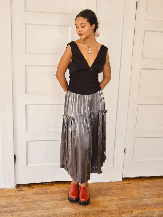 Skirts Women Dempsey Bow Skirt Grey Lisa Says Gah
