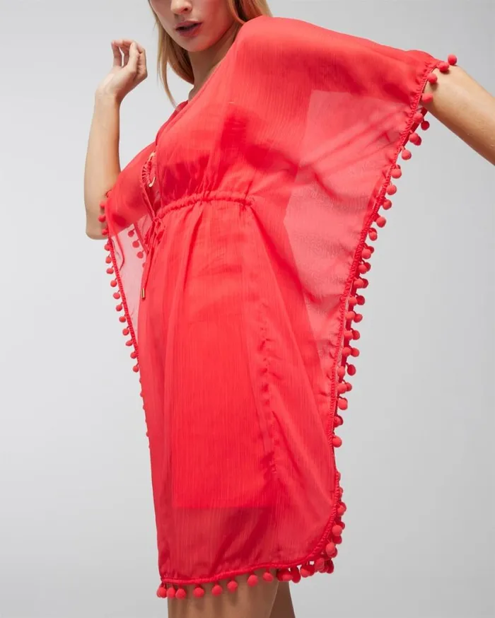 Soma Bleu Rod Gypset Chiffon Caftan Shortcake Women Swim