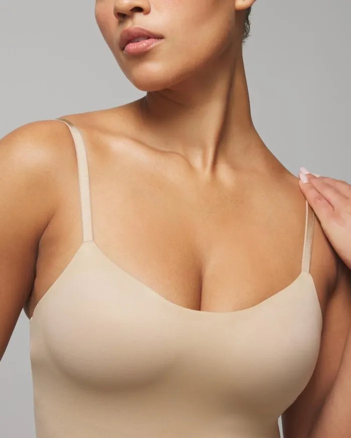 Soma Enbliss Luxe Wireless Bra Top Warm Amber Women Shapewear