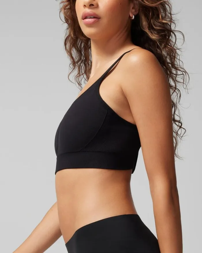 Soma Seamless Sport Bra Heather Obsidian Women Bras
