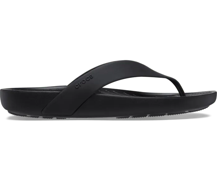 Splash Flip Black Women Crocs FlipFlops