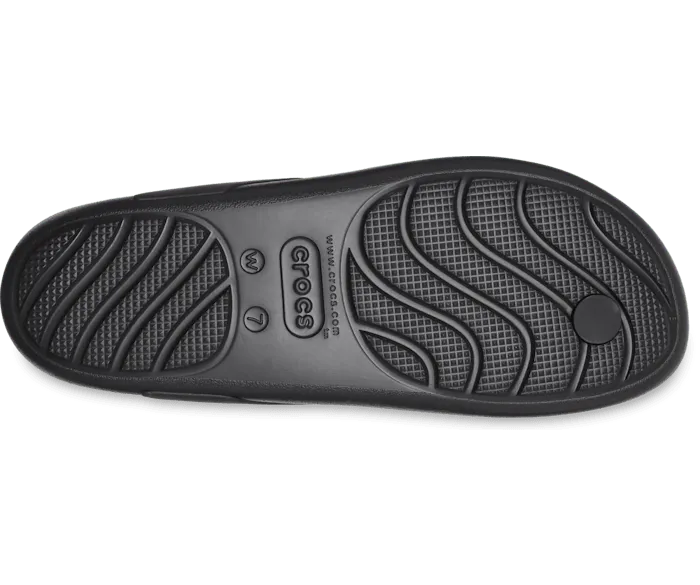 Splash Flip Black Women Crocs FlipFlops