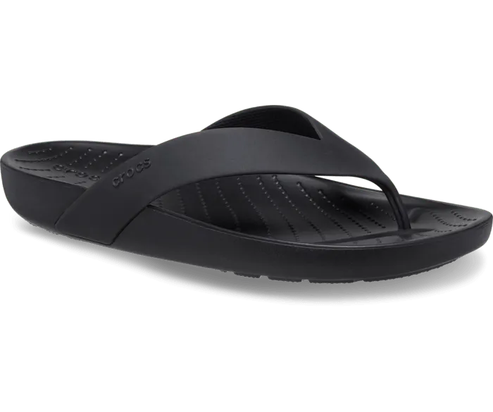 Splash Flip Black Women Crocs FlipFlops