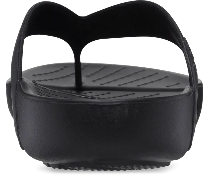 Splash Flip Black Women Crocs FlipFlops