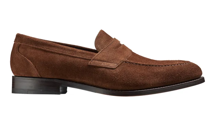 St Pauls 8211 Castagnia Suede Men Barker Shoes Mens Loafers