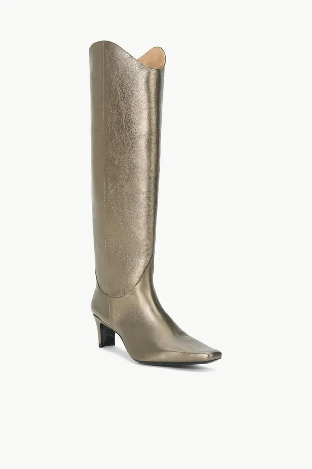 STAUD Boots WESTERN WALLY BOOT Aged Bronze 8211 Women STAUD Boots WESTERN WALLY BOOT Aged Bronze 8211 Women