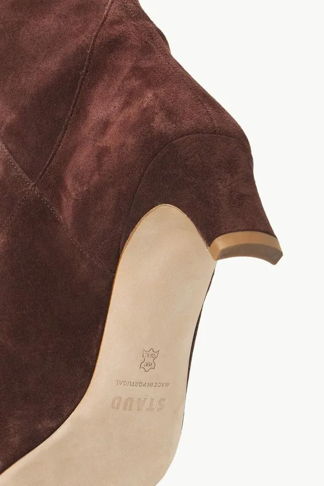 STAUD Boots WESTERN WALLY BOOT Mahogany Suede 8211 Women STAUD Boots WESTERN WALLY BOOT Mahogany Suede 8211 Women