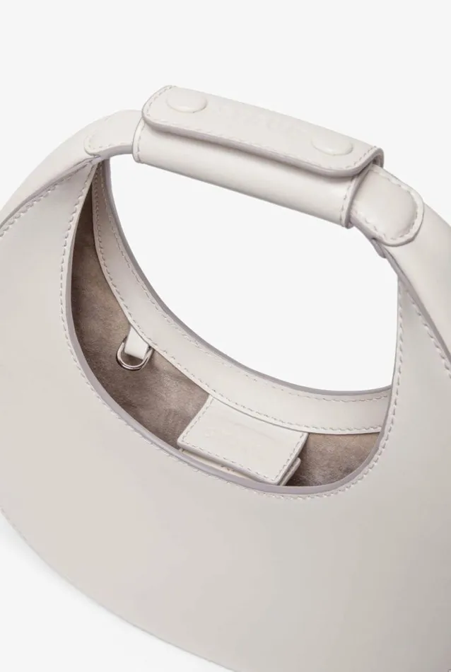 STAUD Crossbody MINI MOON BAG Cream 8211 Women STAUD Crossbody MINI MOON BAG Cream 8211 Women