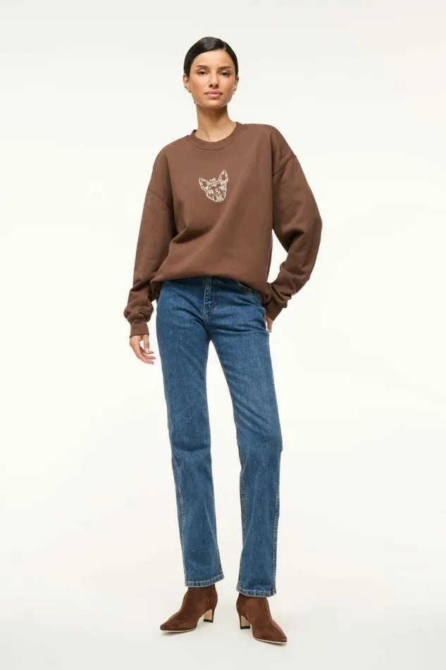 STAUD Custom Clothing CUSTOM X CBONZ OVERSIZED SWEATSHIRT Brown 8211 Pet