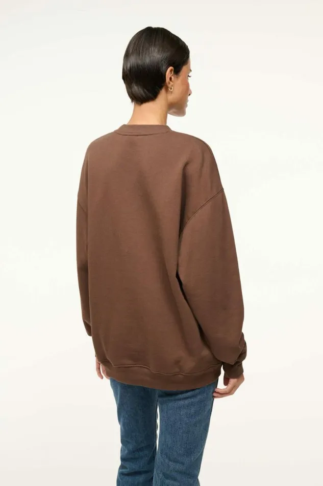 STAUD Custom Clothing CUSTOM X CBONZ OVERSIZED SWEATSHIRT Brown 8211 Pet