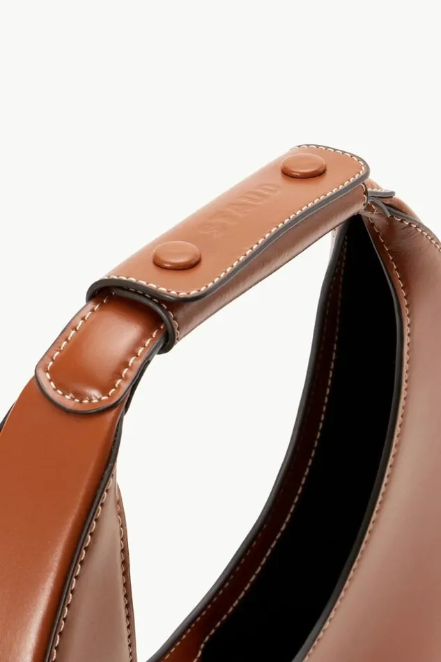 STAUD Custom Handbags CUSTOM MOON BAG Tan 8211 Women