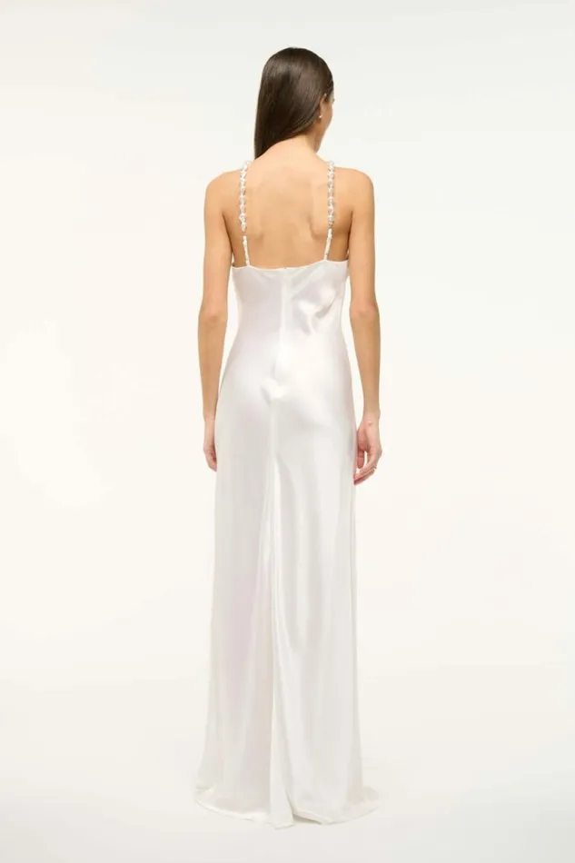 STAUD Dresses CADENCE DRESS Pearl 8211 Women STAUD Dresses CADENCE DRESS Pearl 8211 Women