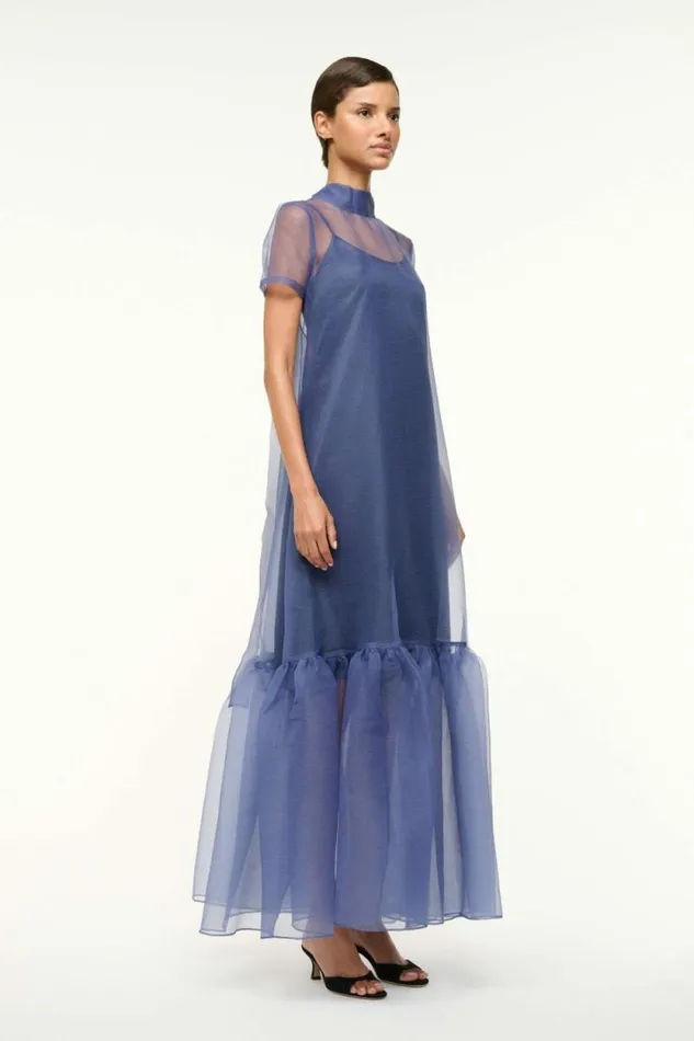 STAUD Dresses CALLUNA DRESS Navy 8211 Women