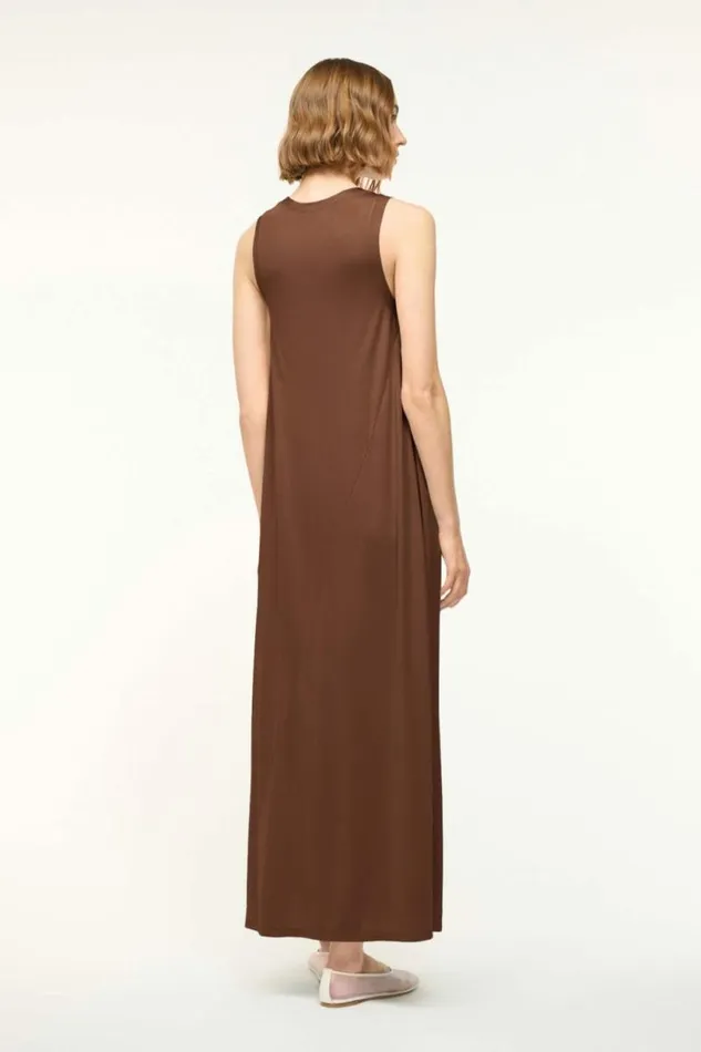 STAUD Dresses DAVI DRESS Dark Oak 8211 Women