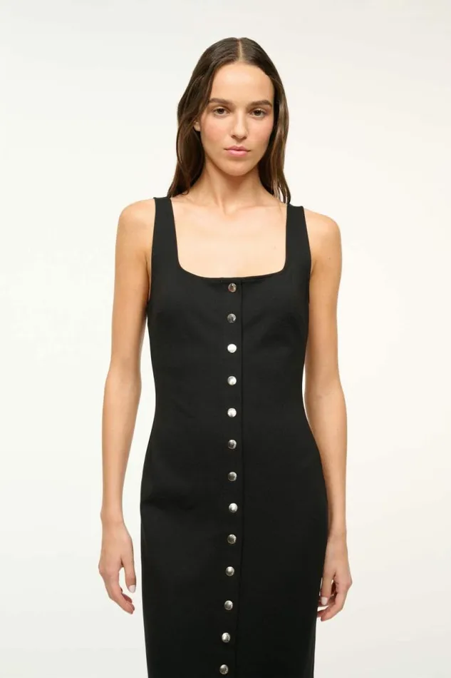 STAUD Dresses DOMANI DRESS Black 8211 Women